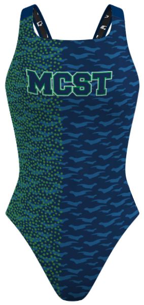 Martinez Community Swim Team MCST - Classic Strap Swimsuit