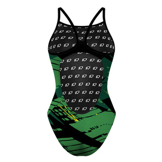 Sweet Home Huskies - Skinny Strap Swimsuit