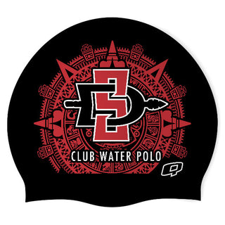 SDSU WP 26 - Wrinkle-Free Silicone Swimming Cap