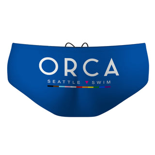 ORCA - Blue (D) - Classic Brief Swimsuit