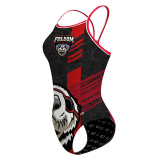 Folsom Sea Otters - Skinny Strap Swimsuit