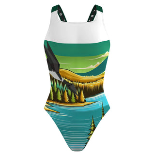 Vert Huard W2 - Classic Strap Swimsuit