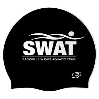 Sackville Waves Aquatic - Classic Silicone Swimming Cap