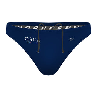 Orca Swim Team - Solid Waterpolo Brief Swimsuit