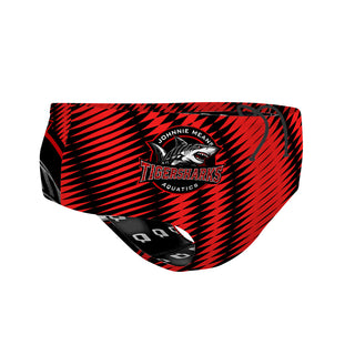 Johnnie Means Aquatic Tigersharks 26 Red - Classic Brief Swimsuit
