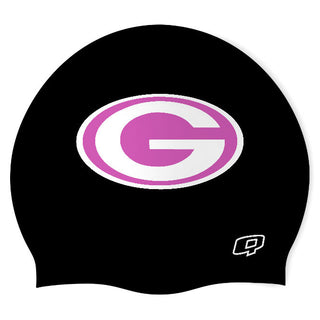 Granite Bay Gators (BLK/02) - Wrinkle-Free Silicone Swimming Cap