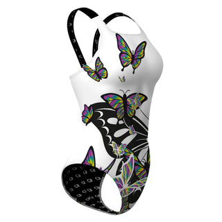 BLACK BUTTERFLY - Classic Strap Swimsuit