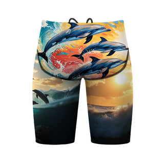 Dolphins - Atlas Jammer Swimsuit