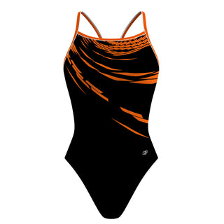 Black Hole - Skinny Strap Swimsuit