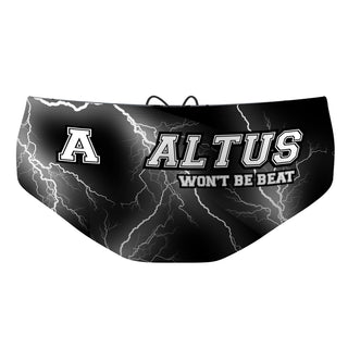 Altus HS - Dark Gray & Black - Classic Brief Swimsuit