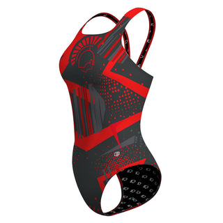 Deerfield High School Warriors - Classic Strap Swimsuit