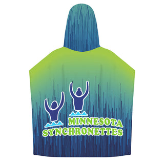 cityscape poncho - Personalized Kids Poncho Beach and Pool Towel