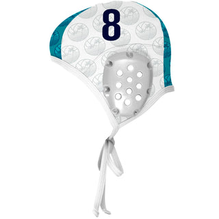 Gold Coast - Ear guard White- Field Players Water Polo Cap