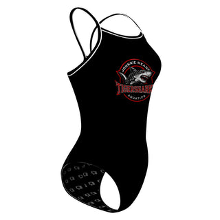 Johnnie Means Aquatic Tigersharks 26 - Skinny Strap Swimsuit
