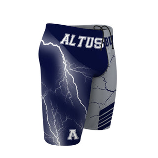 Altus HS - navy & dark gray  - Jammer Swimsuit