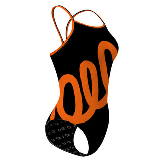 Funny line - Skinny Strap Swimsuit