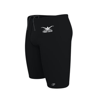 Hip Left Logo - Solid Jammer Swimsuit