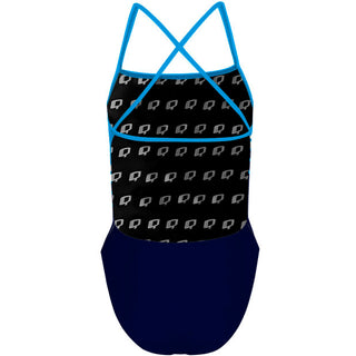 Diagonal (3 colors) - "X" Back Swimsuit