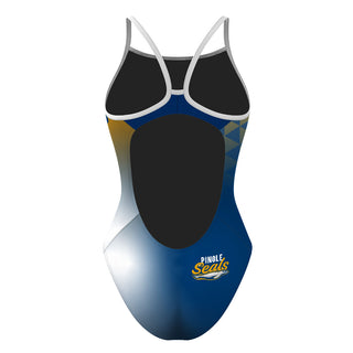 Pinole Seals Swim Team - Skinny Strap Swimsuit