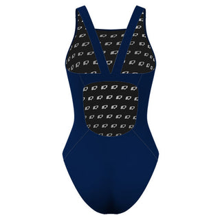 Lakeview Academy - Solid Classic Strap Swimsuit - PERSONALIZED