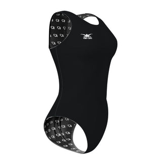 Right Logo - Solid Women's Waterpolo Swimsuit Classic Cut