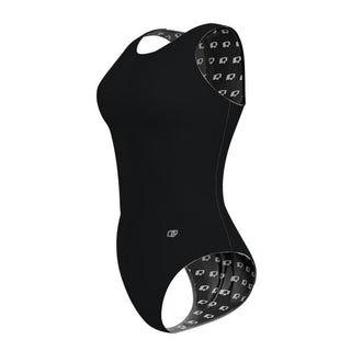 Hip Logo - Solid Women's Waterpolo Swimsuit Classic Cut