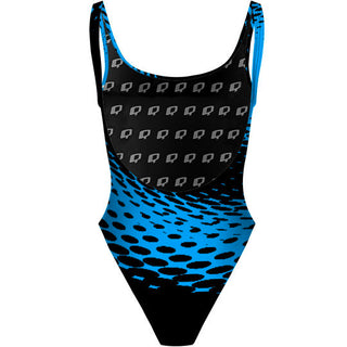 Swirl (3 colors) - High Hip One Piece Swimsuit