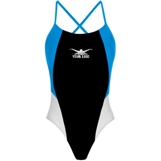 Spliced (3 colors) - "X" Back Swimsuit