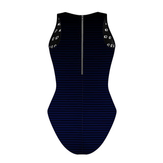 Harlingen CISD navy - Women's Waterpolo Swimsuit Classic Cut