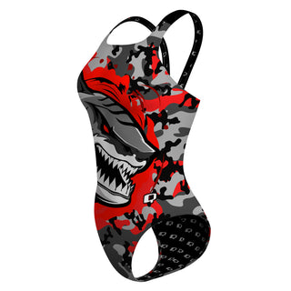 Johnnie Means Aquatics Tigersharks - Classic Strap Swimsuit