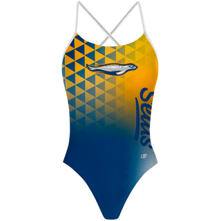 Pinole Seals Swim Team - "X" Back Swimsuit