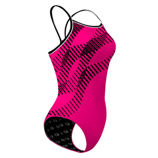 Domino effect - Skinny Strap Swimsuit