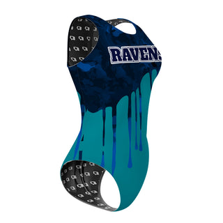 Auburne Riverside HS Ravens - Women's Waterpolo Swimsuit Classic Cut