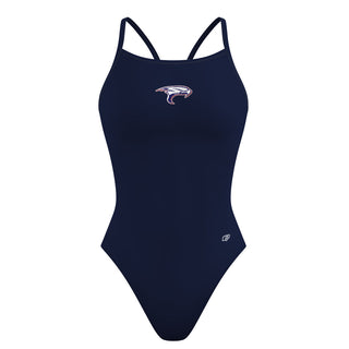 Freedom Falcons - Solid Skinny Strap Swimsuit
