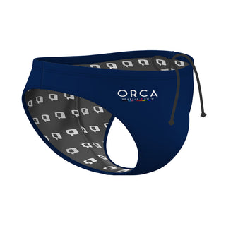Orca Swim Team - Solid Waterpolo Brief Swimsuit