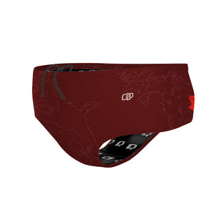 Canada Underwater Hockey FV - Classic Brief Swimsuit