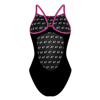 Wavy line - Skinny Strap Swimsuit