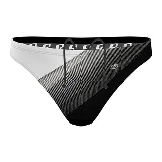 Black Gradient - Waterpolo Brief Swimsuit