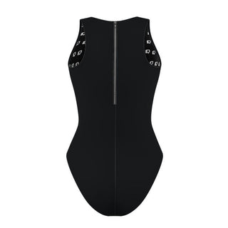 Chest Logo - Solid Women's Waterpolo Swimsuit Classic Cut