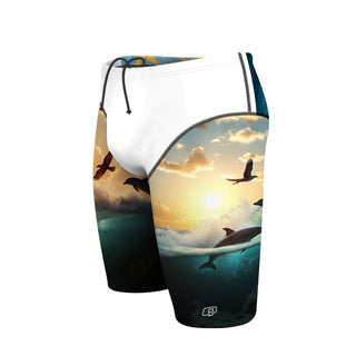 Dolphins - Atlas Jammer Swimsuit