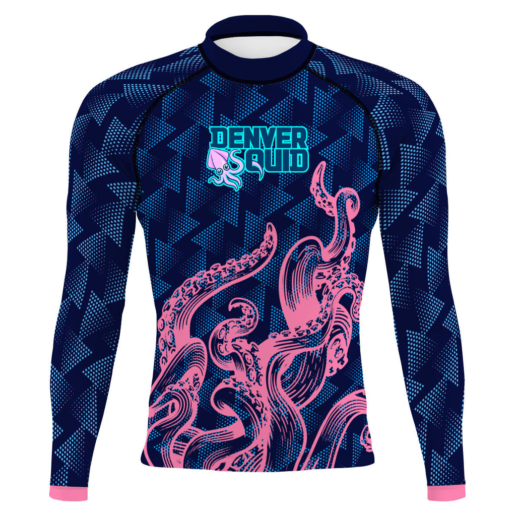 Denver Squid - Men's Surf UPF50+ Long Sleeve Rash Guard – Q Team Store