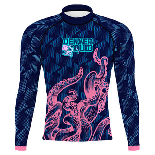 Denver Squid - Men's Surf UPF50+ Long Sleeve Rash Guard