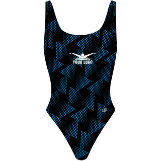Triangle Party (2 colors) - High Hip One Piece Swimsuit