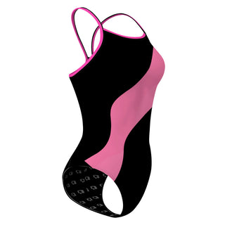 Wavy line - Skinny Strap Swimsuit