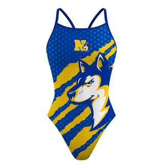 Northern Huskies - Skinny Strap Swimsuit