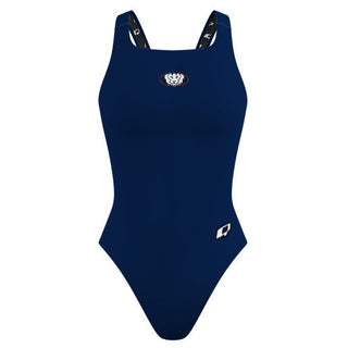 Lakeview Academy - Solid Classic Strap Swimsuit - PERSONALIZED