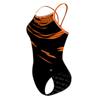 Black Hole - Skinny Strap Swimsuit