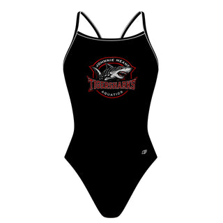 Johnnie Means Aquatic Tigersharks 26 - Skinny Strap Swimsuit