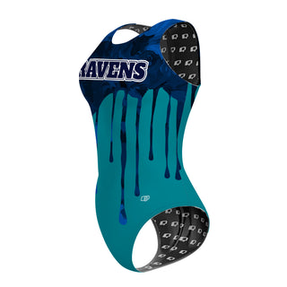 Auburne Riverside HS Ravens - Women's Waterpolo Swimsuit Classic Cut