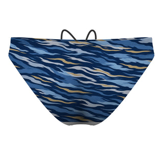 Camo Waves - Waterpolo Brief Swimsuit